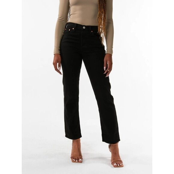 LEVIS Women’s Black Wedgie Jeans Size 30 NEW New with tags - Picture 2 of 4